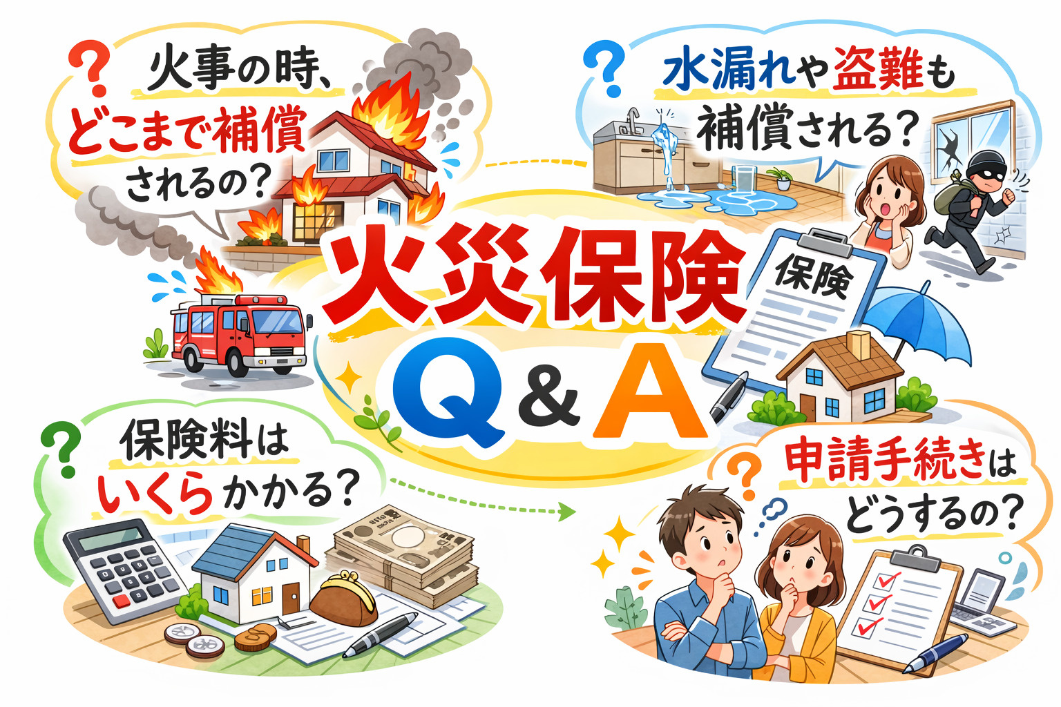【火災保険Q＆A】支払われる？支払われない？知っておきたい、...の画像
