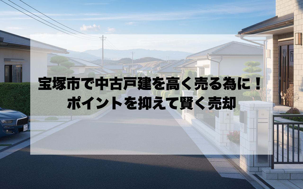 宝塚市で中古戸建を高く売る為に！相場や査定のポイントを抑えて...の画像