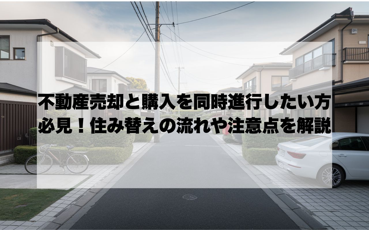 宝塚市で不動産売却と購入を同時進行したい方必見！住み替えの流...の画像