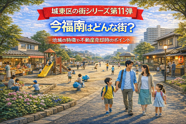大阪市城東区今福南はどんな街？地域の特徴や相場不動産売却のポ...の画像