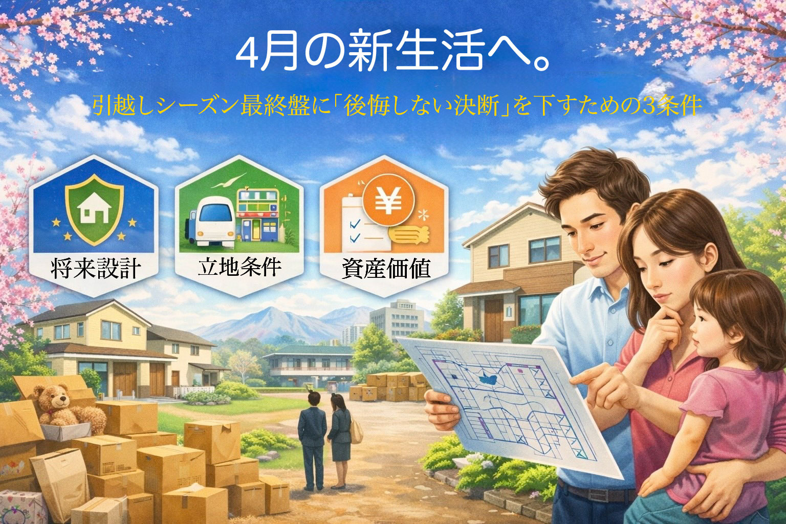 （2026年3月19日）4月の新生活へ。引越しシーズン最終盤...の画像