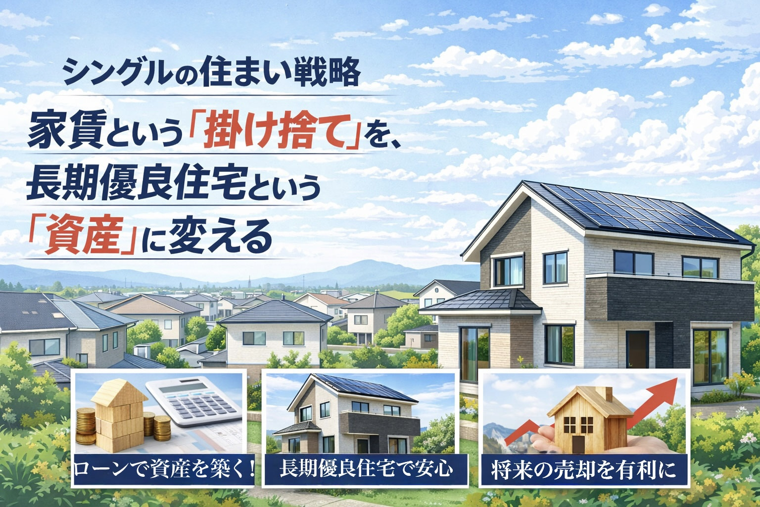 （2026年3月13日）シングルの住まい戦略。家賃という「掛...の画像