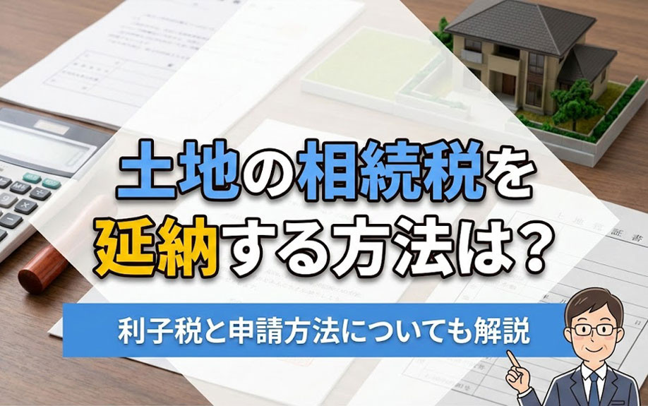 土地の相続税を延納する方法は？利子税と申請方法についても解説...の画像