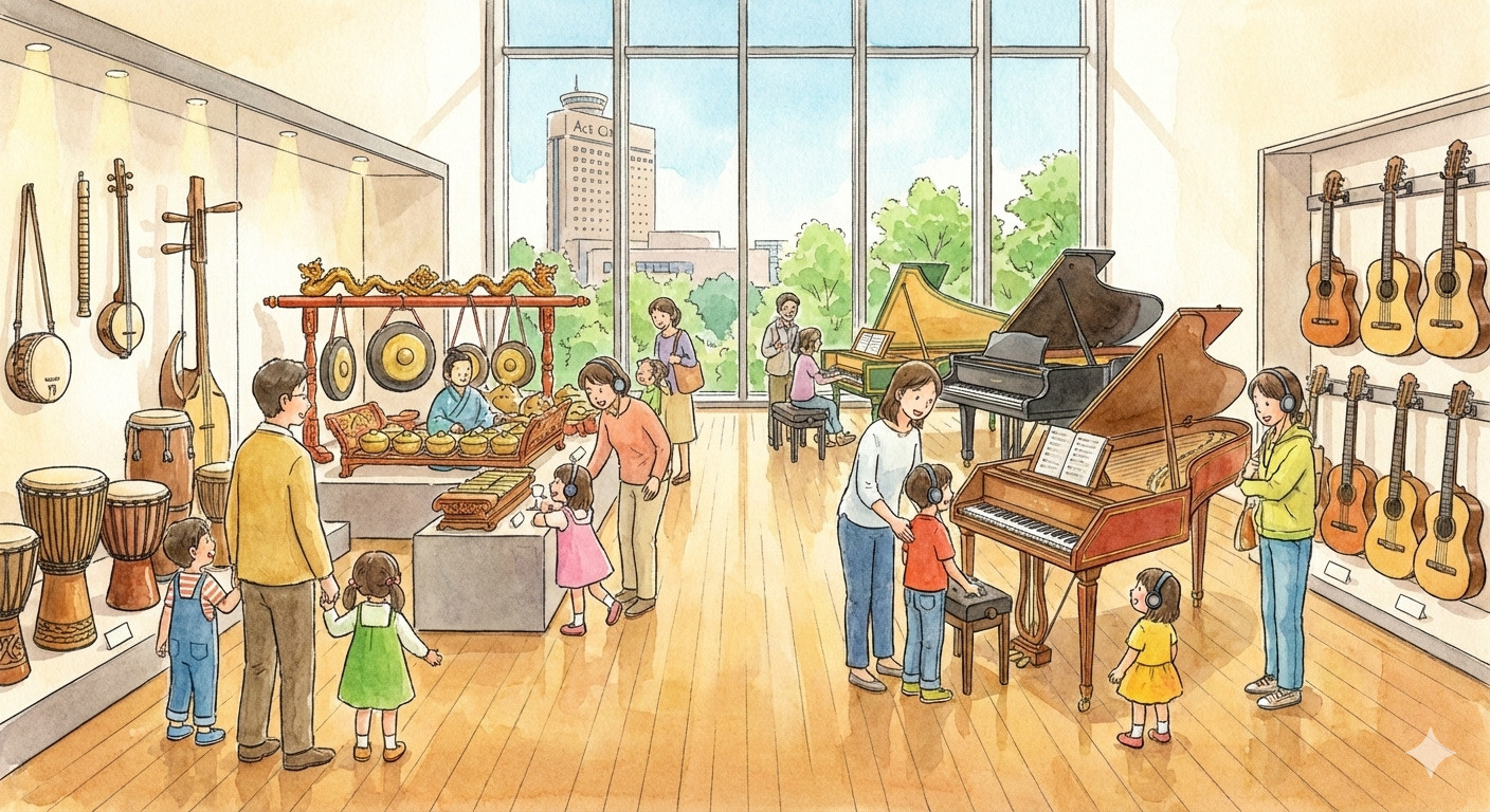世界中の音が集まる！浜松市中央区の「浜松市楽器博物館」の概要...の画像