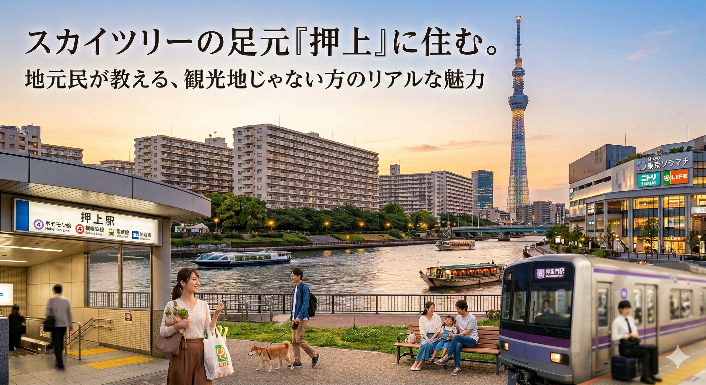 スカイツリーの足元「押上」に住む。地元民が教える、観光地じゃ...の画像