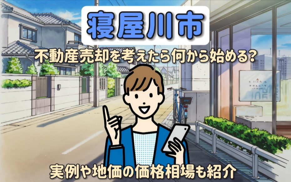 【寝屋川市で不動産売却するなら必見】実例や地価の価格相場も詳...の画像