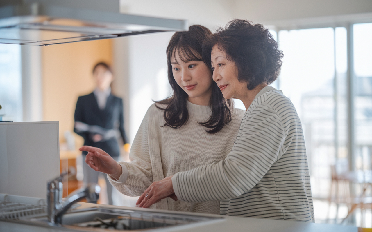 親同伴で賃貸の内見は安心できる？スタッフも一緒にサポートしま...の画像