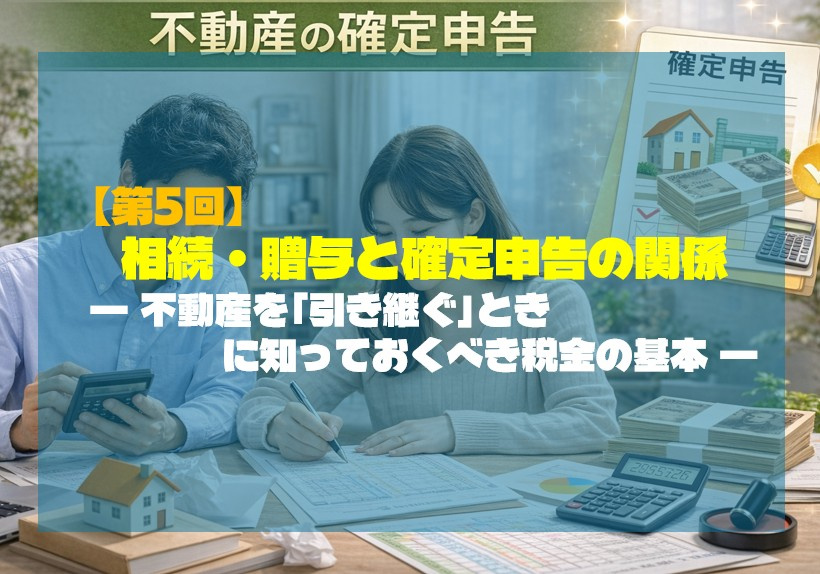 第５回｜相続・贈与と確定申告の関係の画像