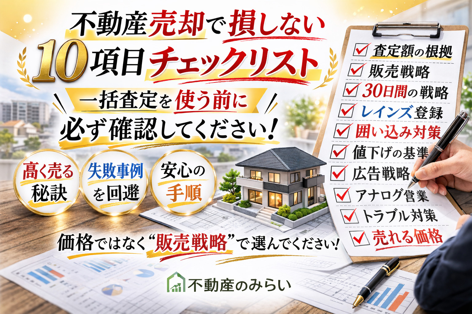 不動産売却で損しない10項目チェックリスト ―一括査定を使う...の画像