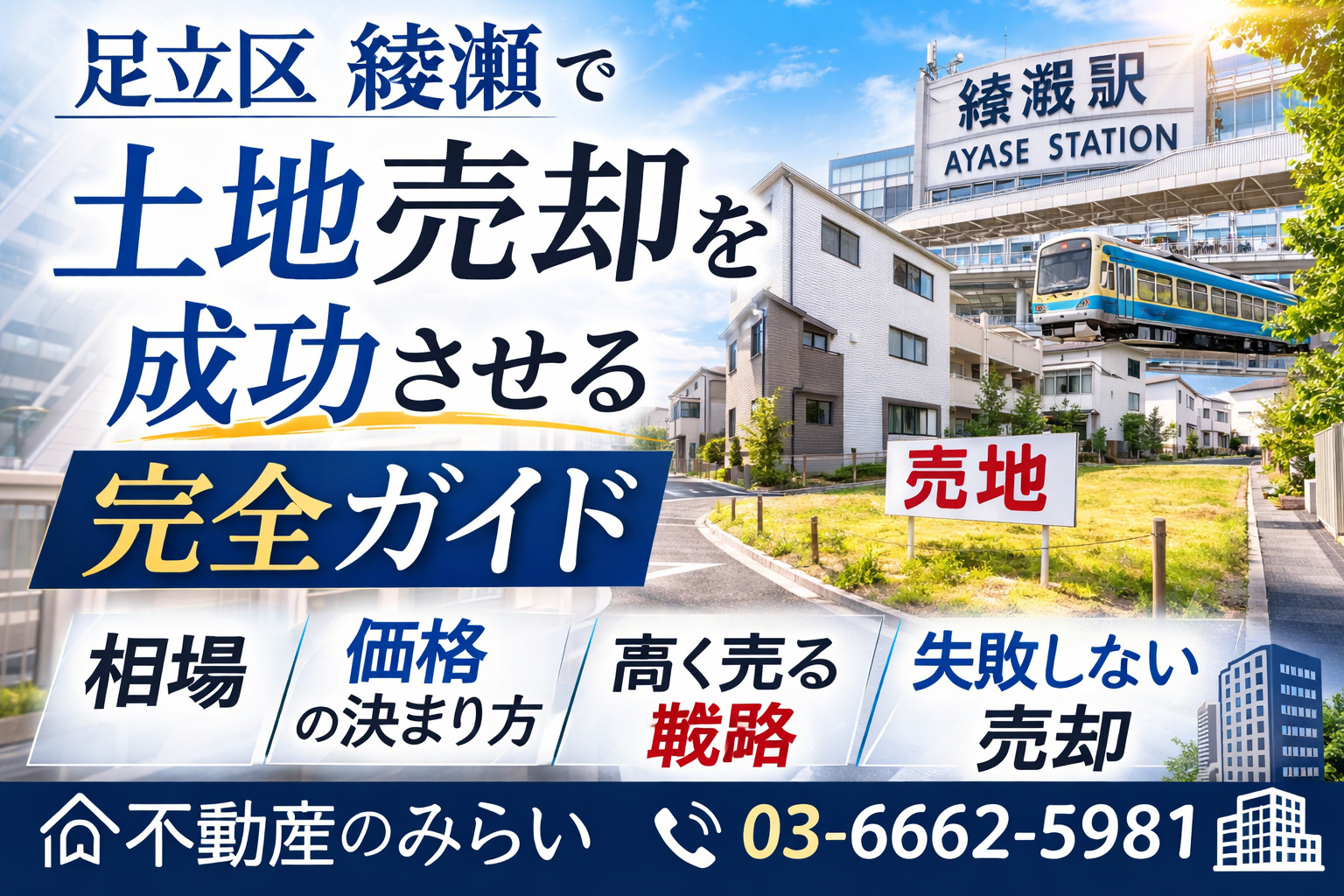 【2026年最新版】足立区綾瀬で土地売却を成功させる完全戦略...の画像
