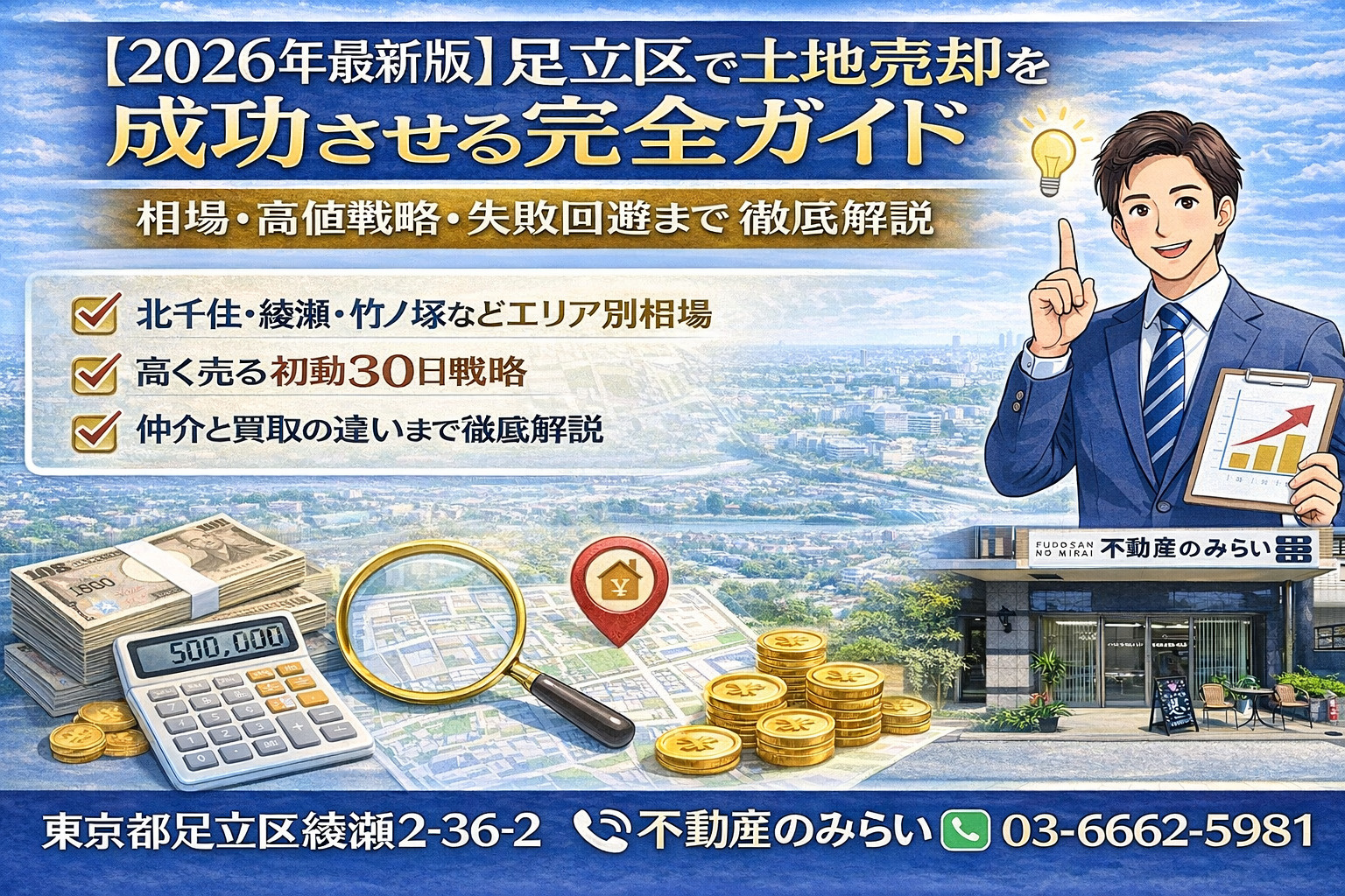 【2026年最新版】足立区で土地売却を成功させる完全ガイド｜...の画像