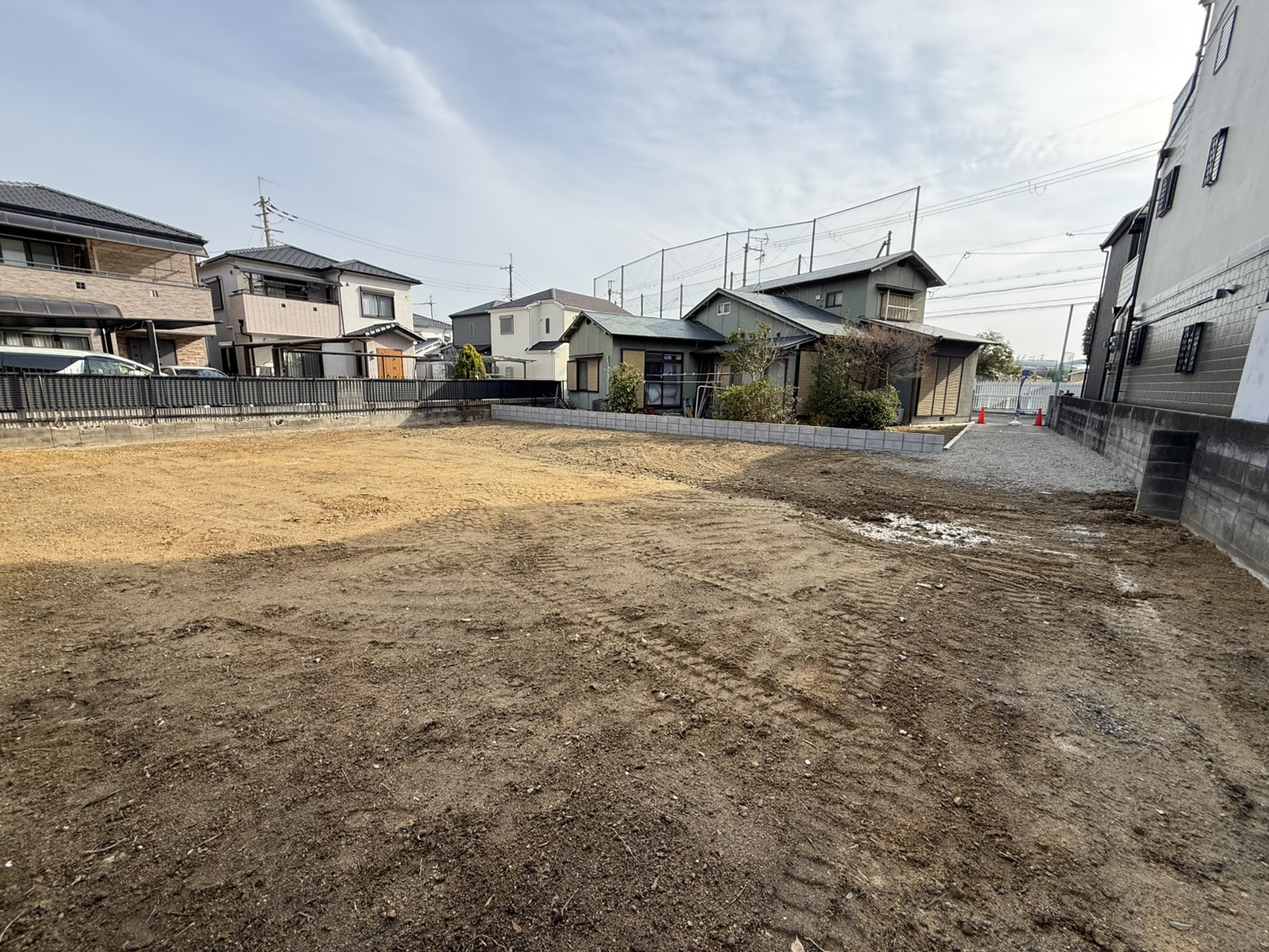 【宅地造成工事】堺市中区土塔町の境界ブロック施工が終わりまし...の画像