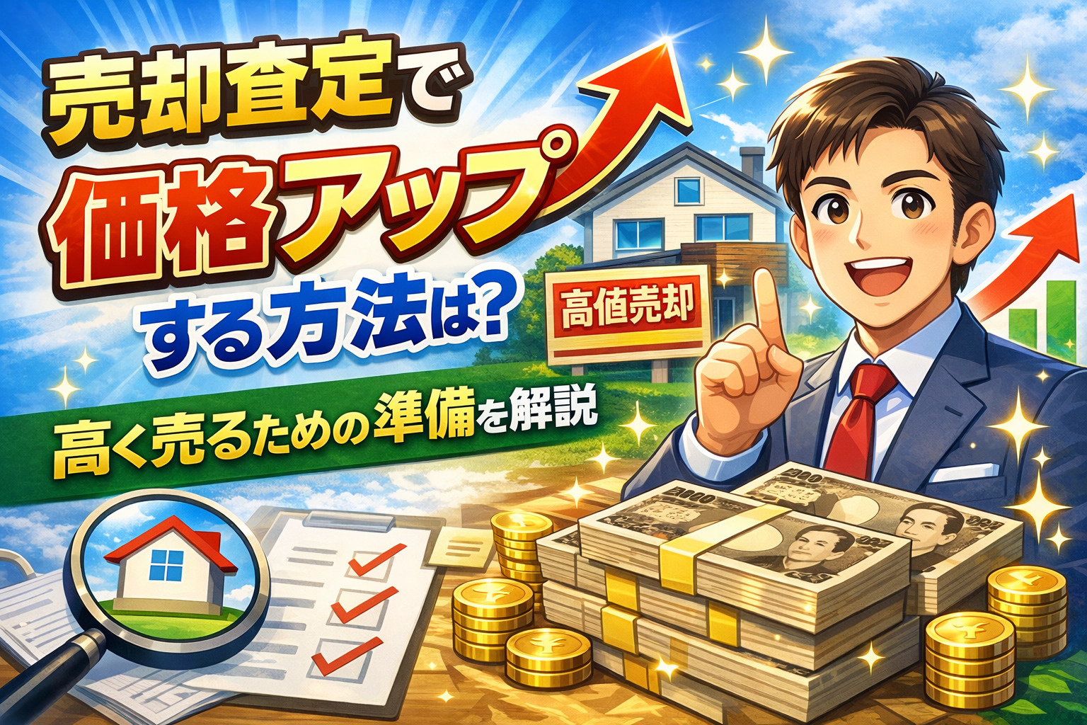 高槻市の売却査定で価格アップする方法は？高く売るための準備を...の画像