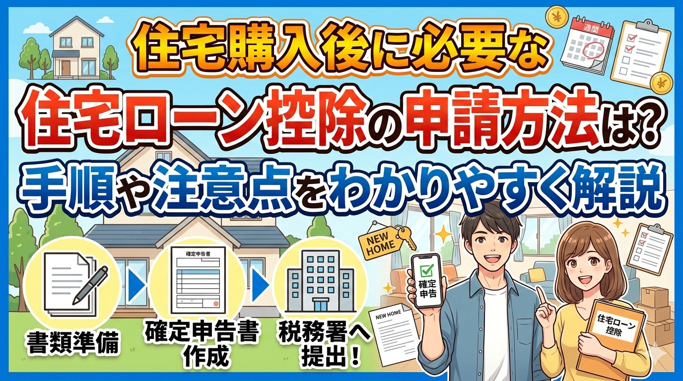 住宅購入後に必要な住宅ローン控除の申請方法は？手順や注意点を...の画像