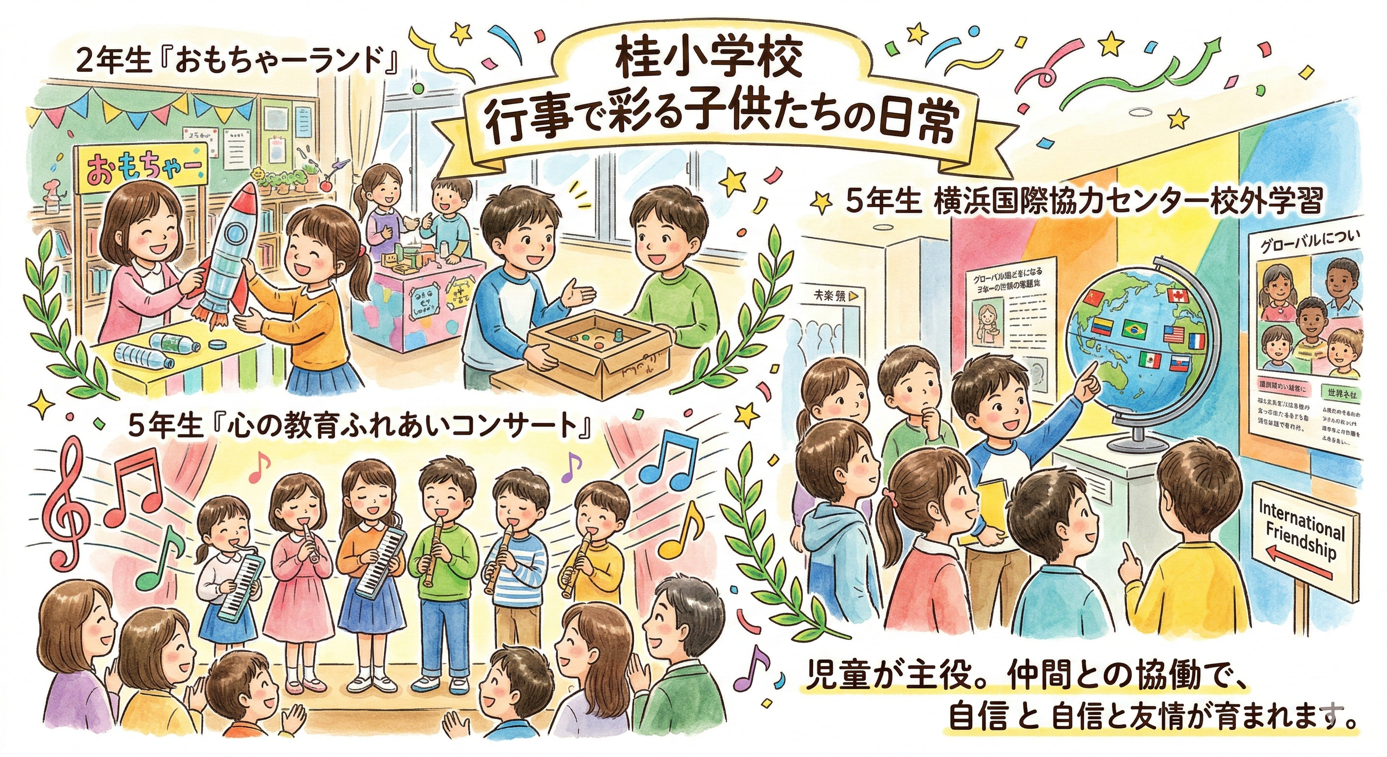 桂小学校の行事内容が気になる方へ体験談も紹介！学校生活を知り...の画像