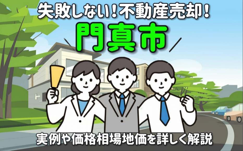 【失敗しない！】門真市で不動産売却！実例や価格相場地価を詳し...の画像