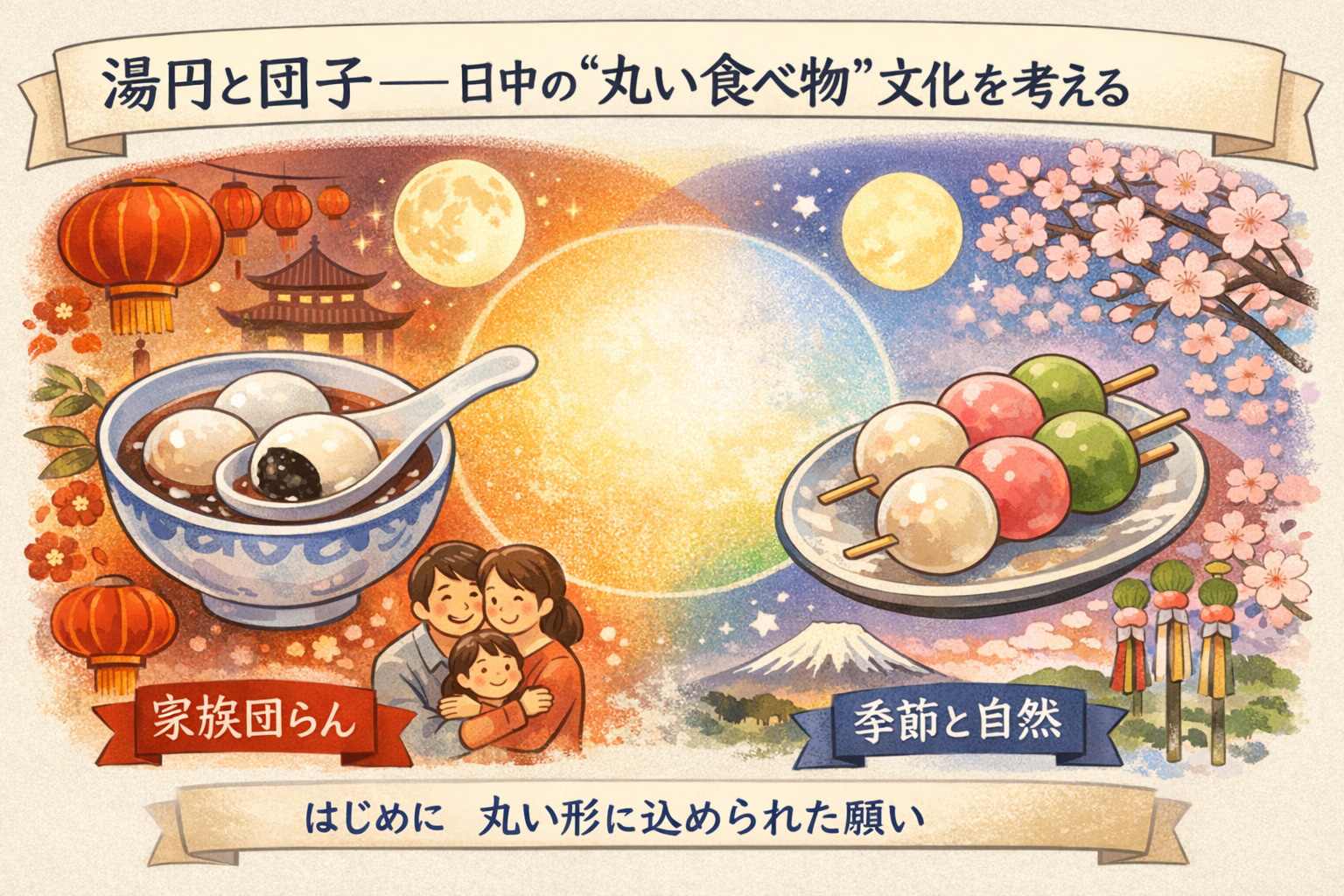 湯円（タンウェン）と団子――日中の“丸い食べ物”文化を考える...の画像