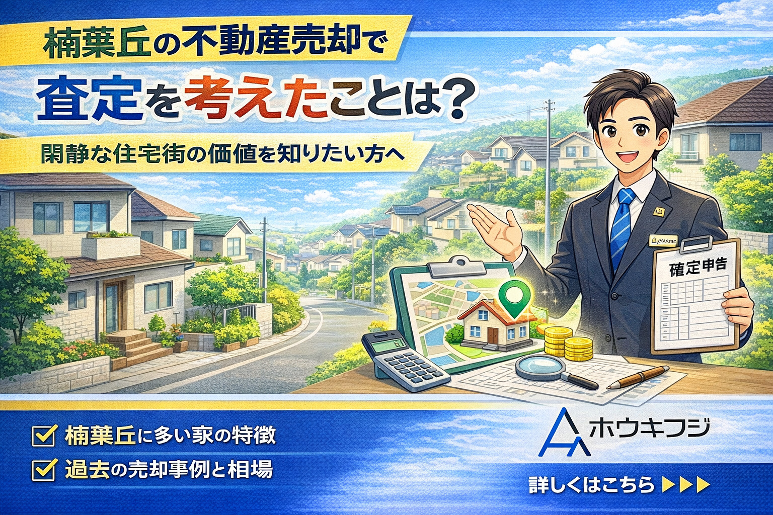 楠葉丘の不動産売却で査定を考えたことは？閑静な住宅街の価値を...の画像