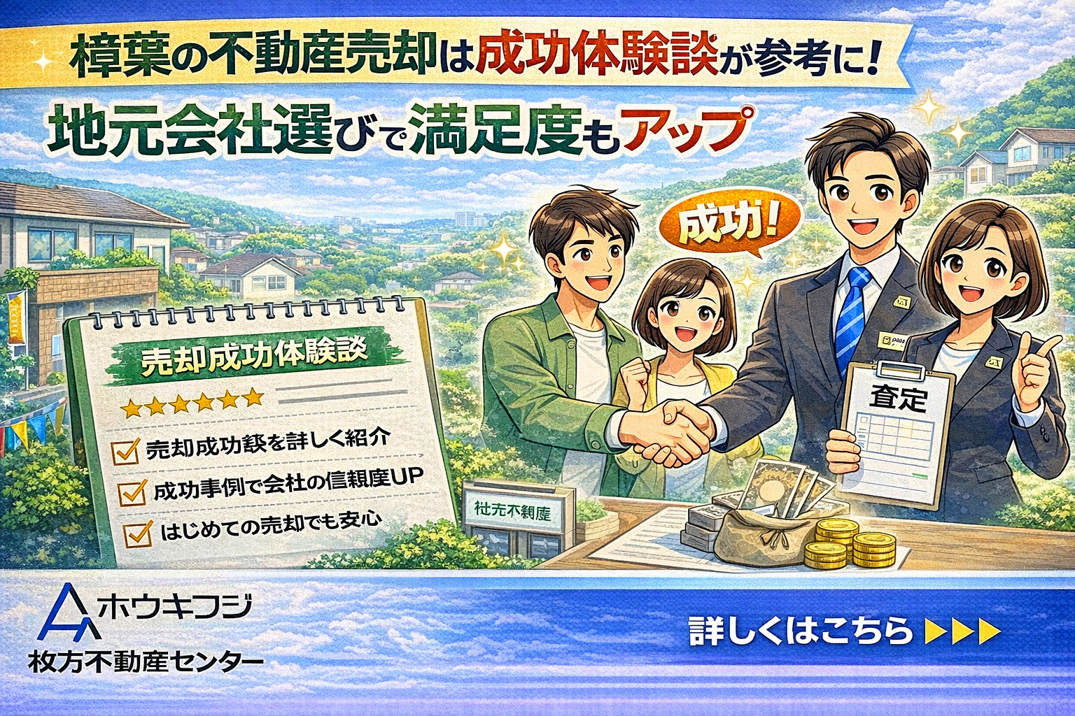 樟葉の不動産売却は成功体験談が参考に！地元会社選びで満足度も...の画像
