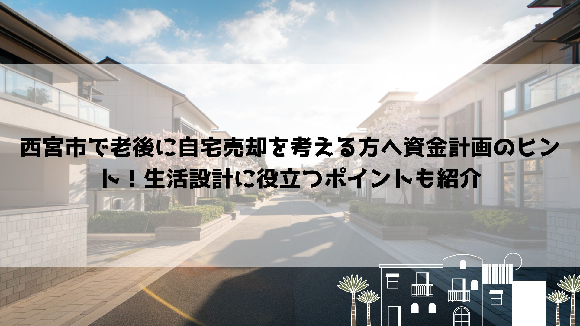 西宮市で老後に自宅売却を考える方へ資金計画のヒント！生活設計...の画像