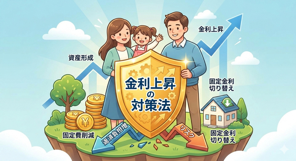 「金利上昇に負けない！住宅ローンの賢い対策ガイド」の画像