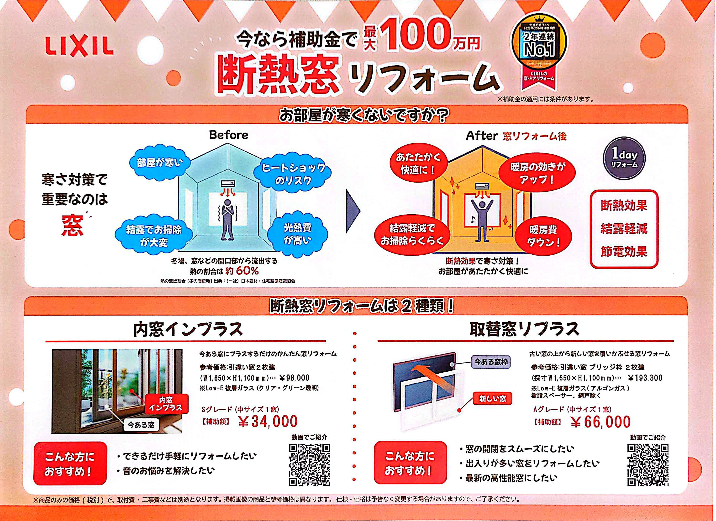 【2026年最新】窓リフォームするなら今！補助金最大100万...の画像