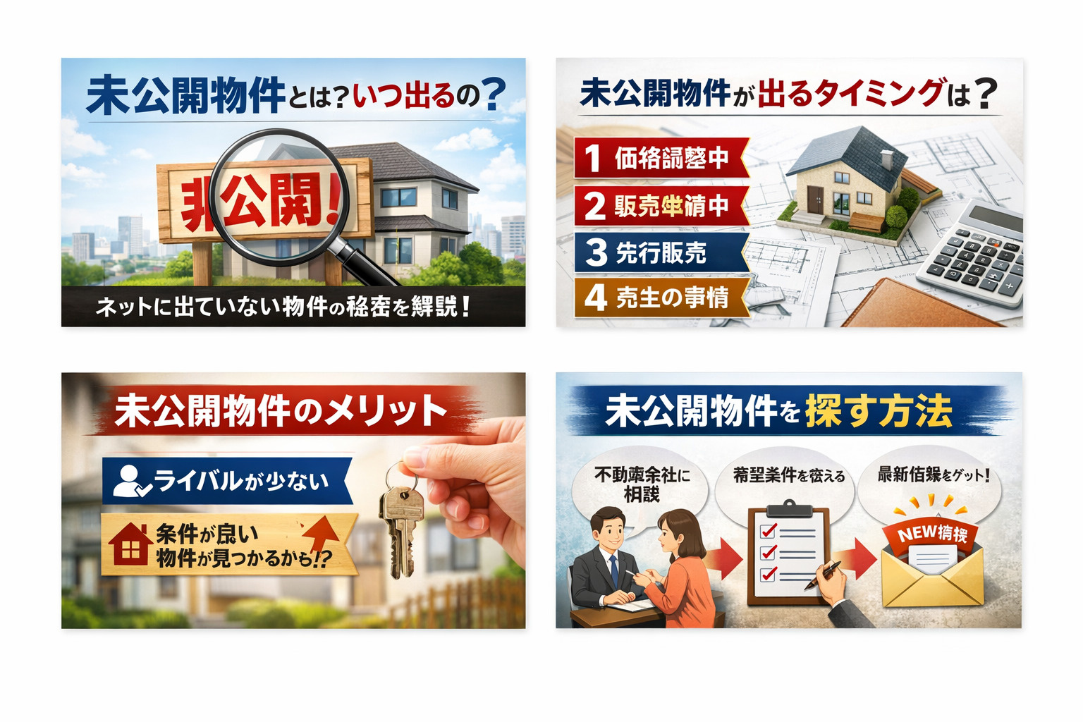 【2026年版】未公開物件とは？いつ出る？不動産会社しか知ら...の画像