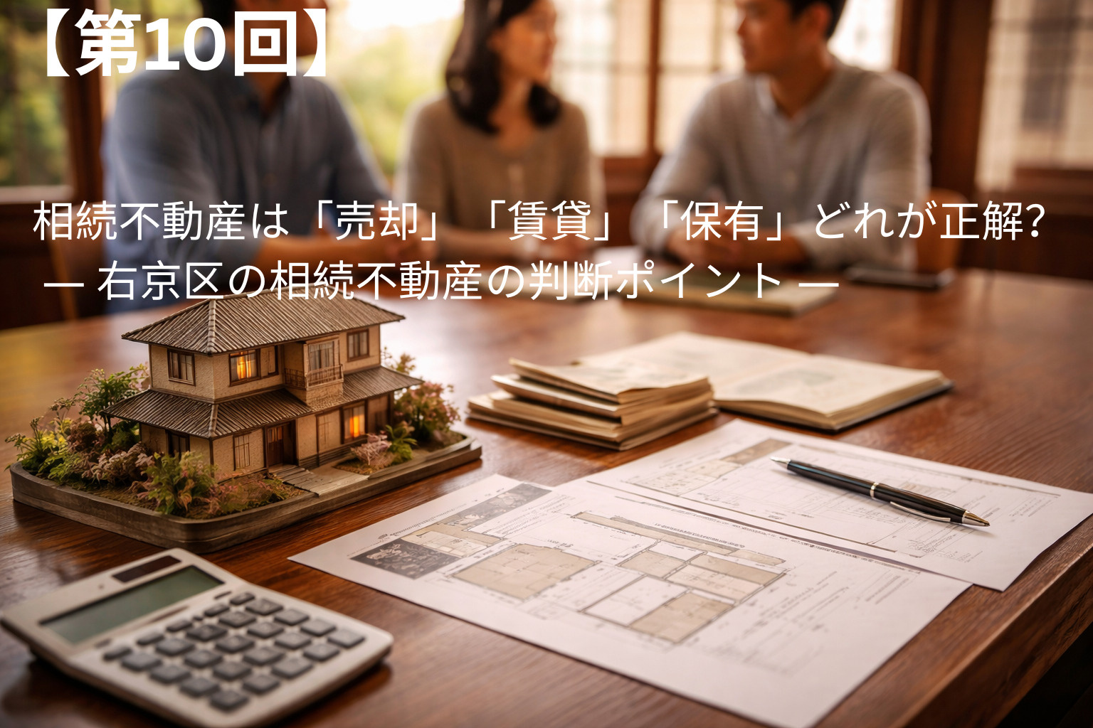 相続不動産は「売却」「賃貸」「保有」どれが正解？ ― 右京区...の画像