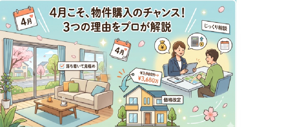 「3月の繁忙期に間に合わなかった方へ！4月からの家探しが『実...の画像