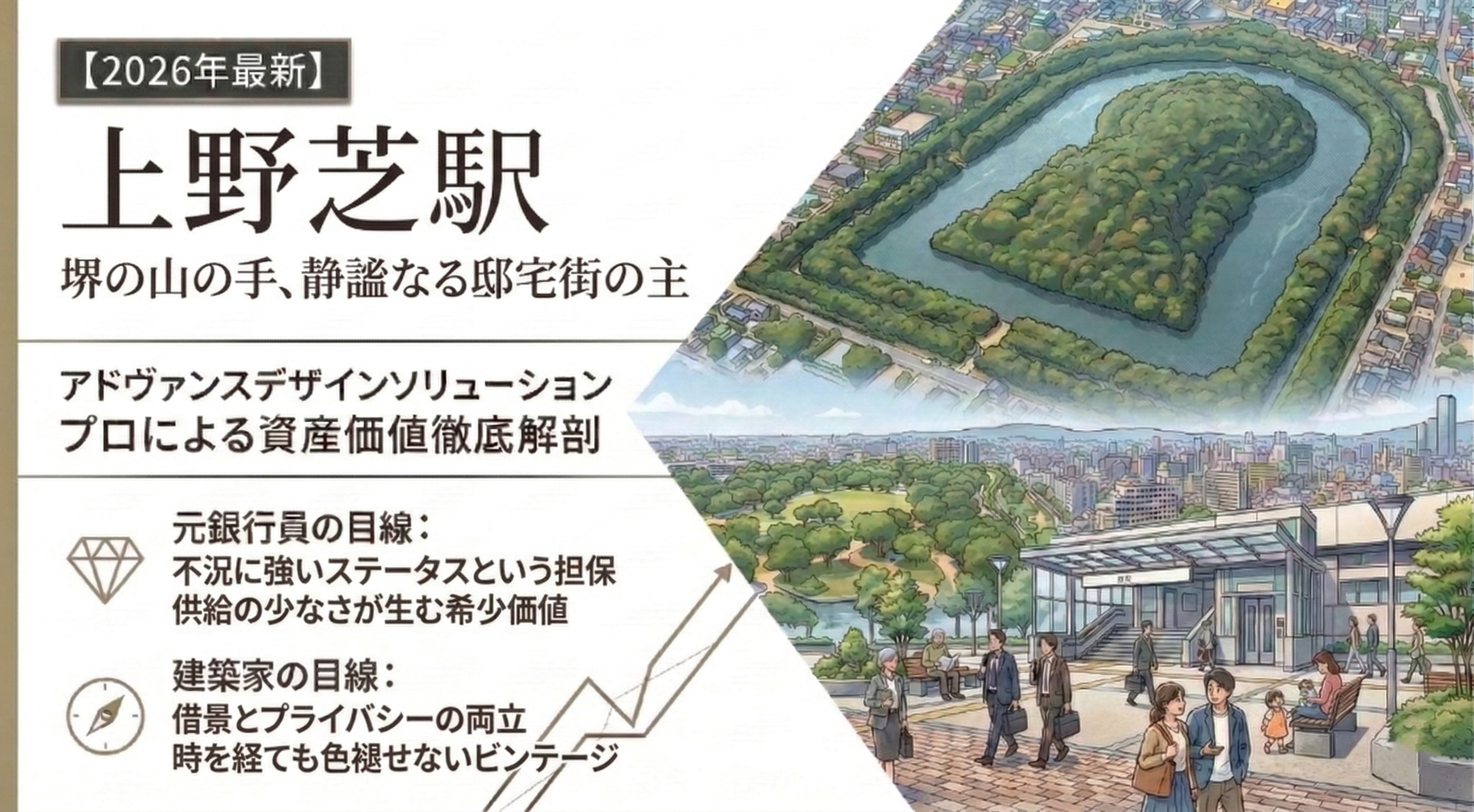 【上野芝駅編】「堺の山の手」が放つ不変のステータス。邸宅街の...の画像