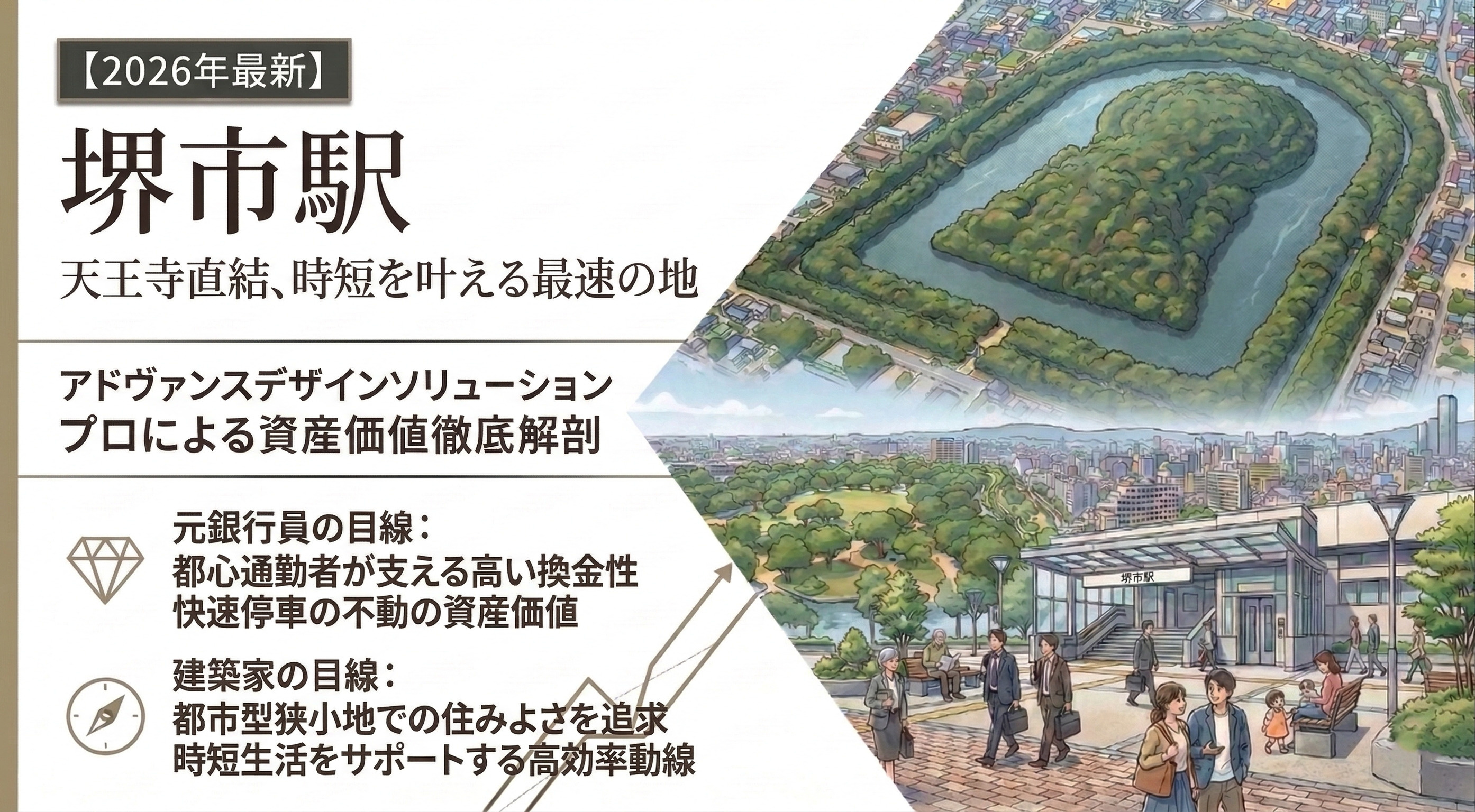 【堺市駅編】天王寺8分の衝撃。JR快速停車が支える「最強の時...の画像