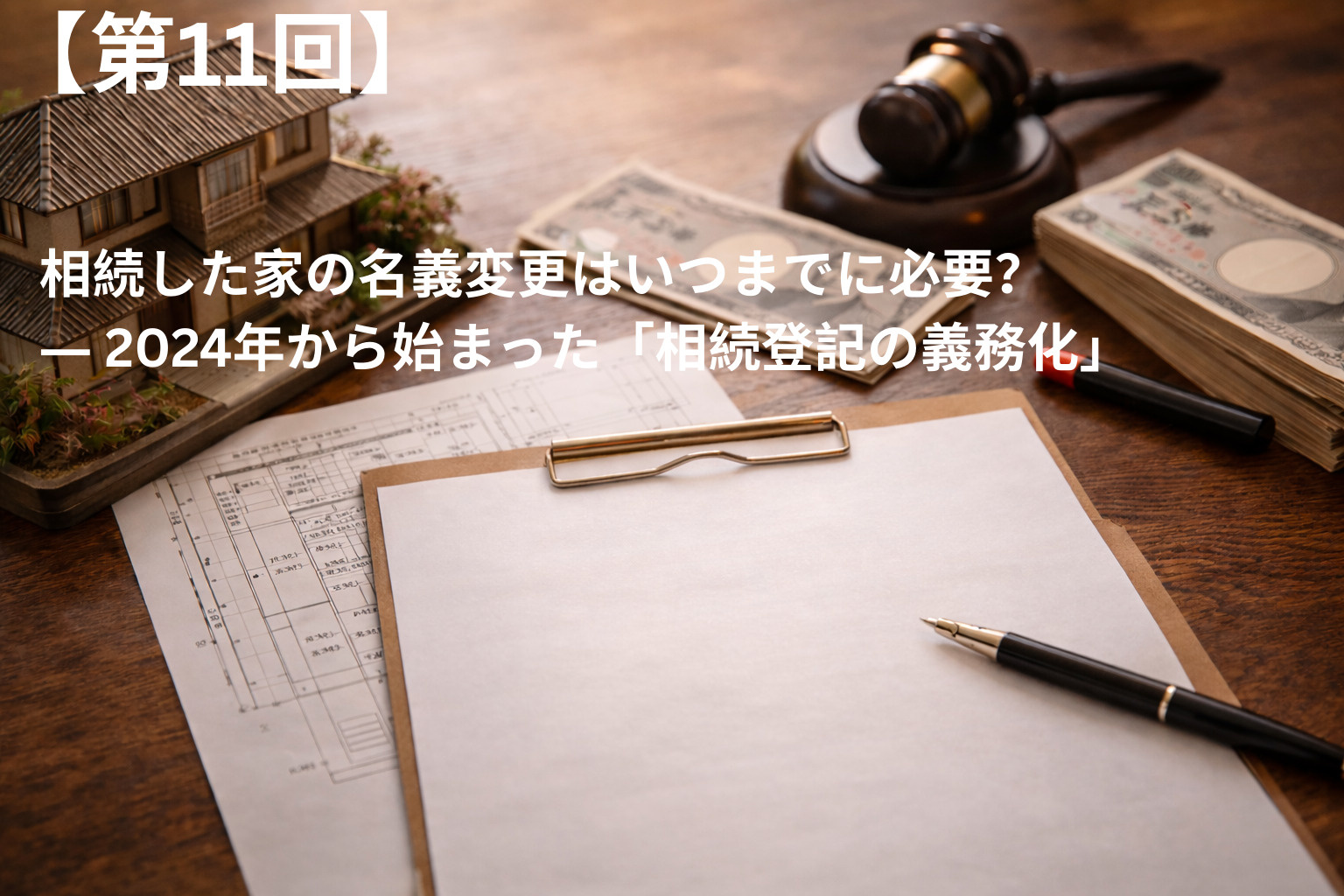 相続した家の名義変更はいつまでに必要？ ― 2024年から始...の画像