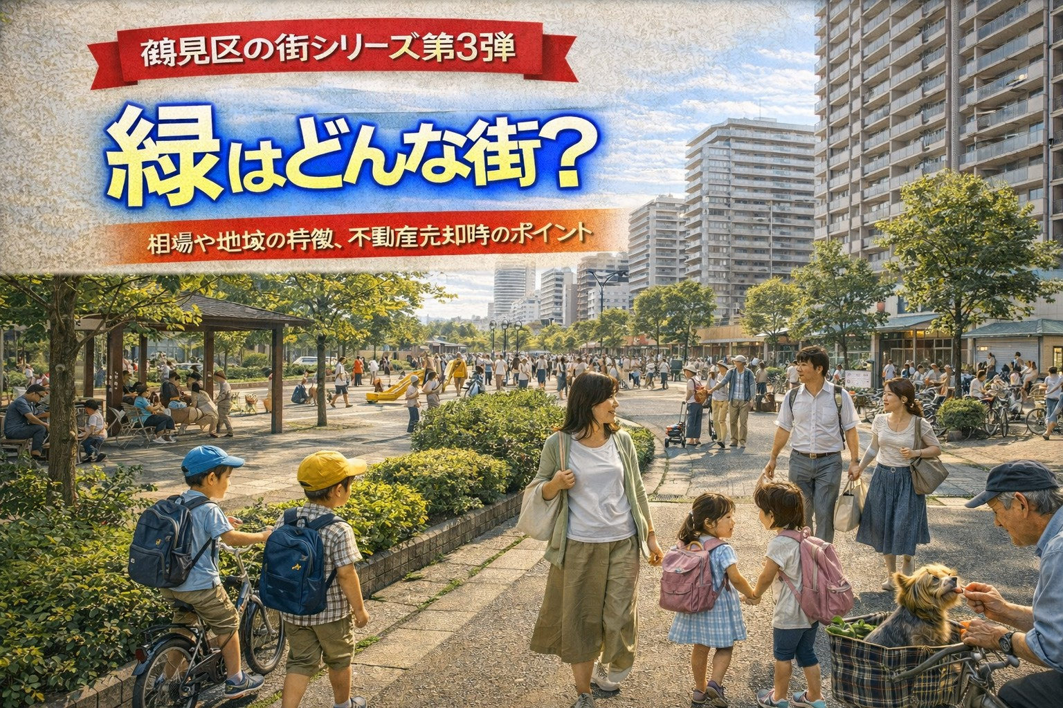 大阪市鶴見区緑で不動産売却を検討中の方へ！相場やポイント地域...の画像