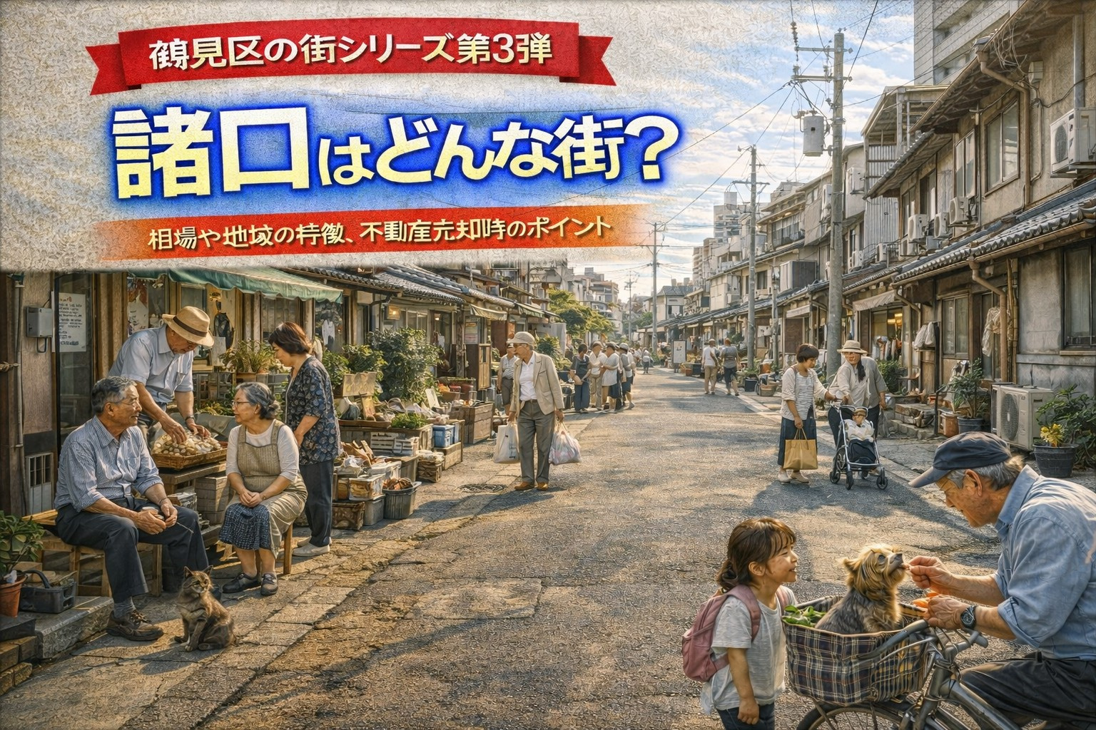 大阪市鶴見区諸口の不動産売却ポイントは？相場やどんな街か地域...の画像
