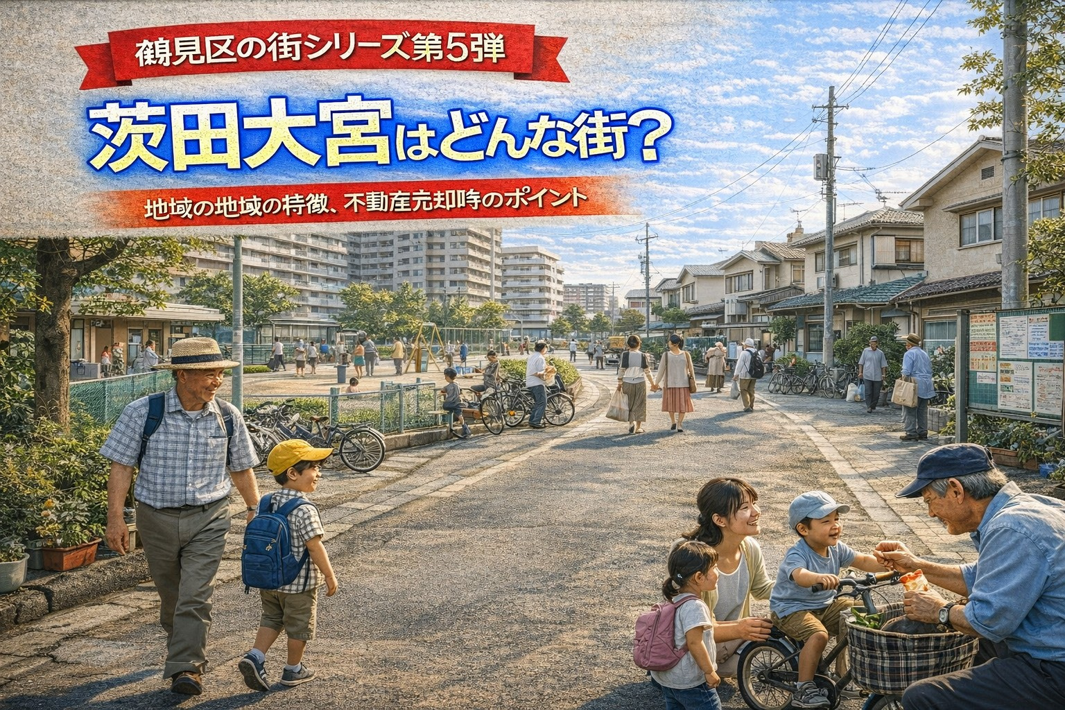大阪市鶴見区で茨田大宮の不動産売却を検討中の方へ！どんな街で...の画像
