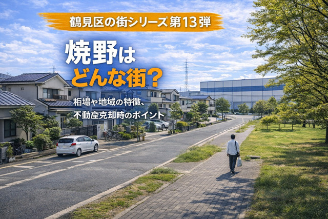 大阪市鶴見区焼野の不動産売却ポイントは？相場と地域の特徴や環...の画像