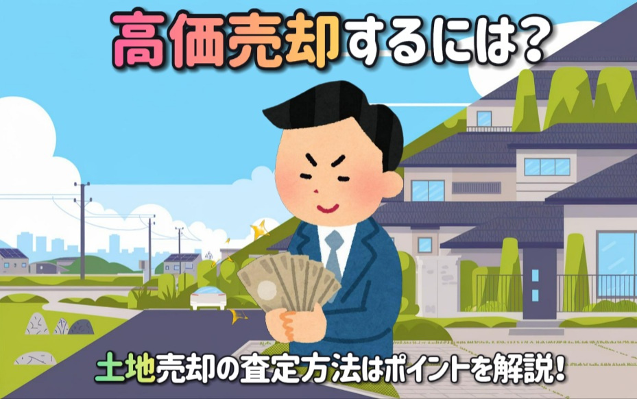 高価売却すには？土地売却の査定方法はポイントを解説！の画像