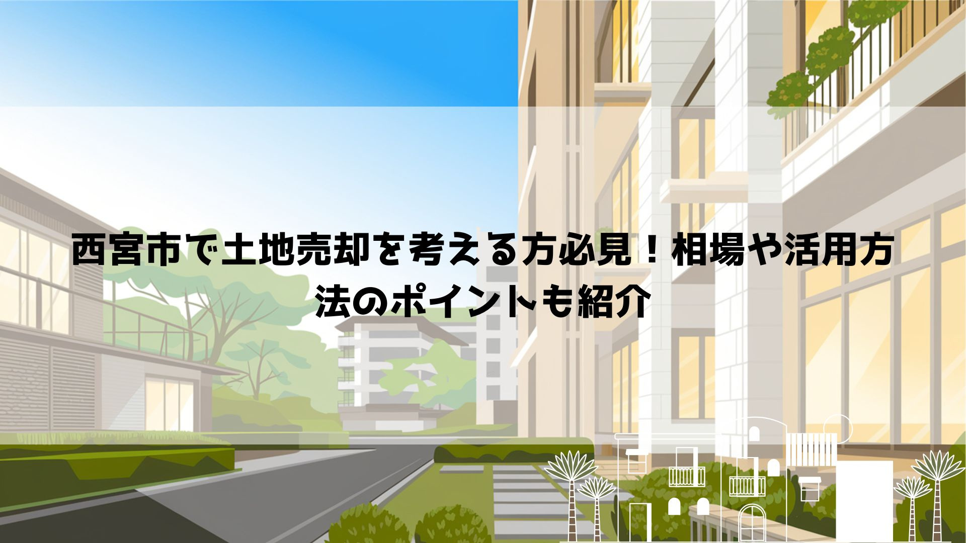 西宮市で土地売却を考える方必見！相場や活用方法のポイントも紹...の画像