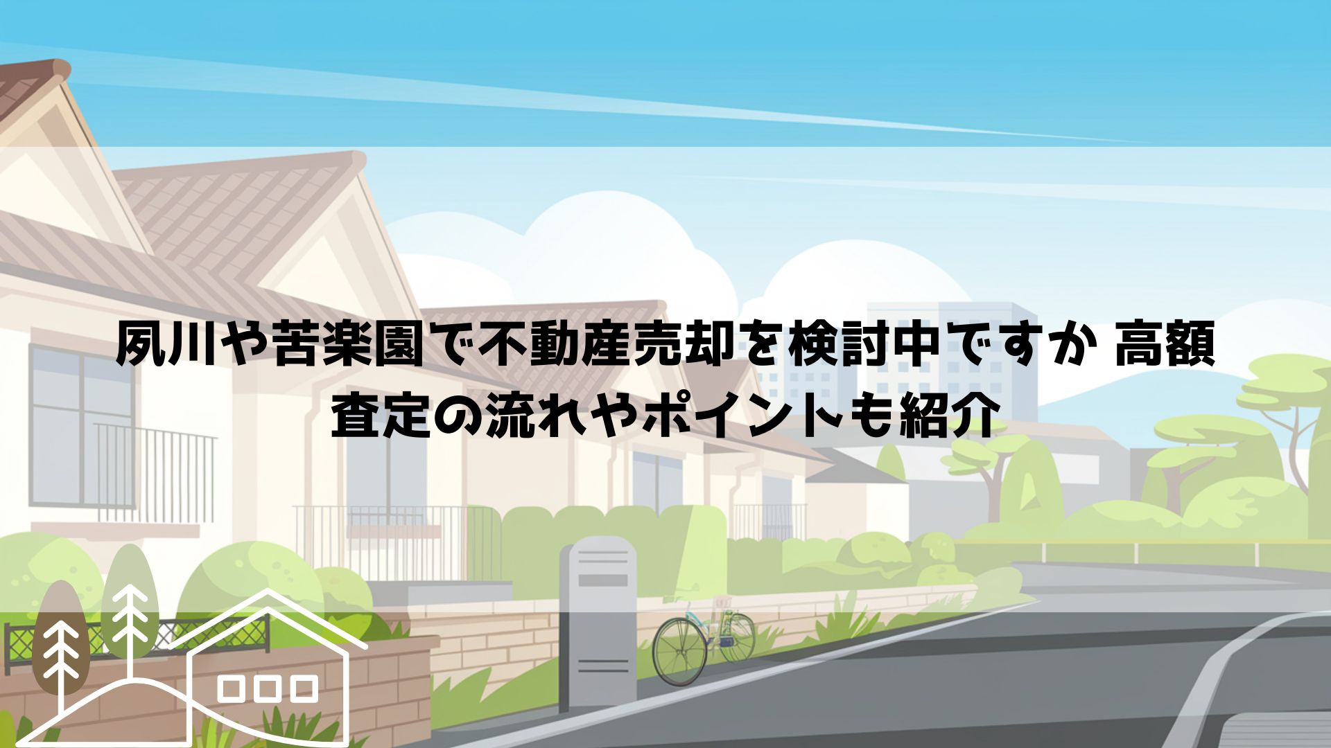 夙川や苦楽園で不動産売却を検討中ですか 高額査定の流れやポイ...の画像