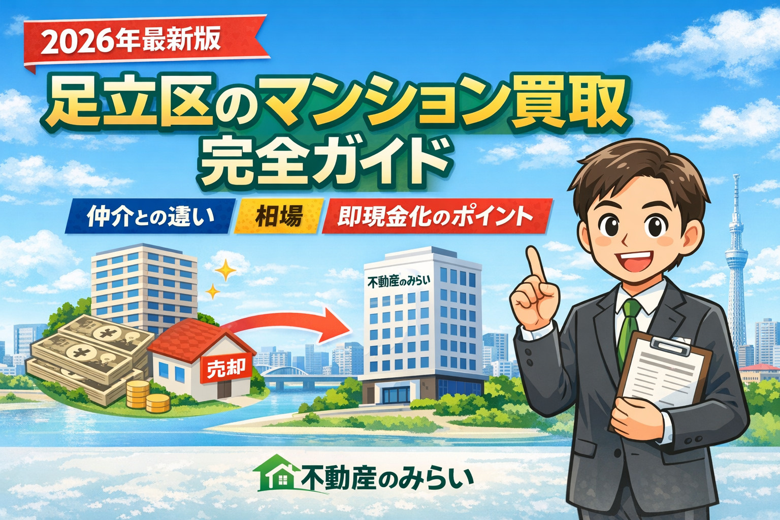 【2026年最新版】足立区でマンション買取を依頼する完全ガイ...の画像