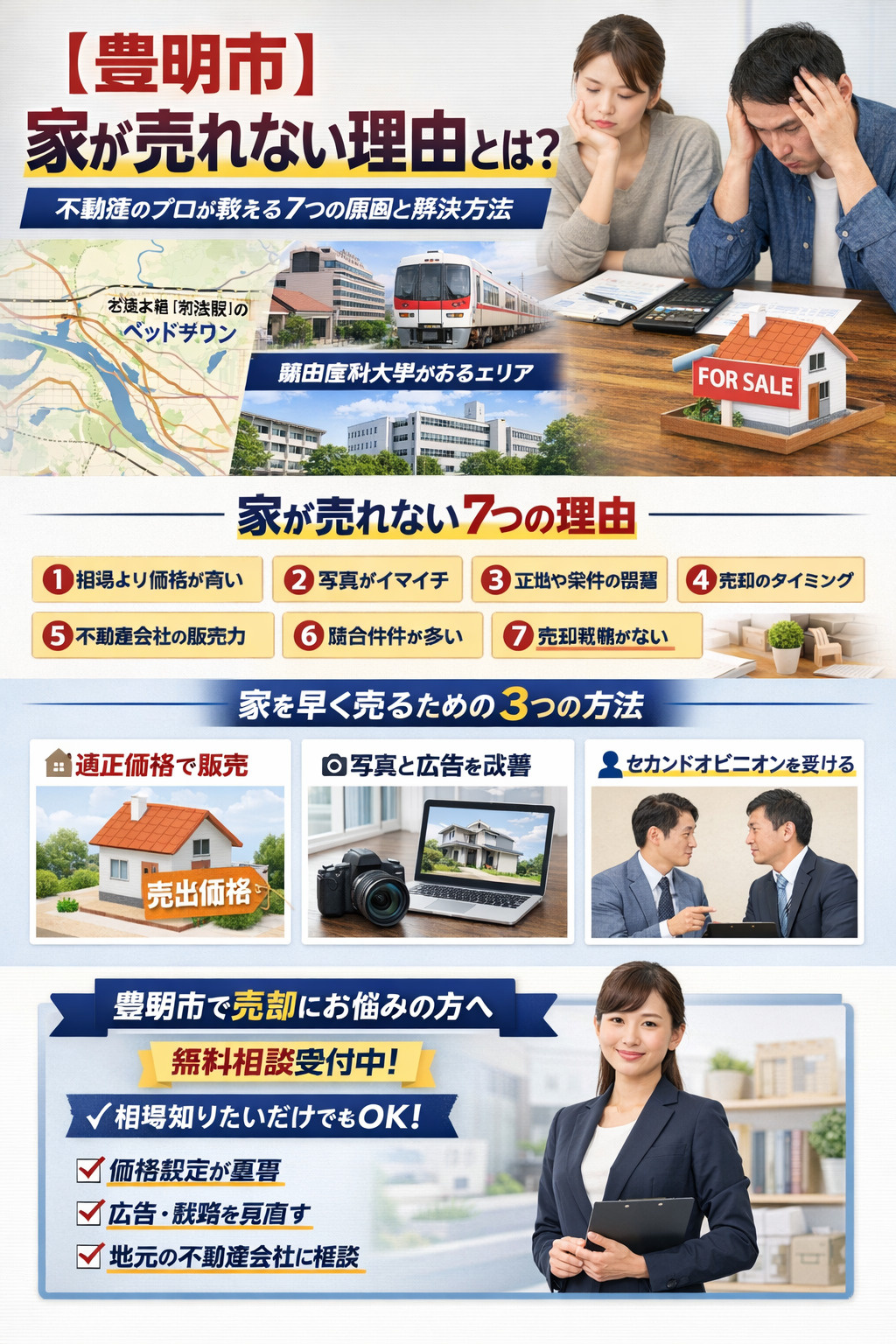 【豊明市】家が売れない理由とは？不動産のプロが教える7つの原...の画像