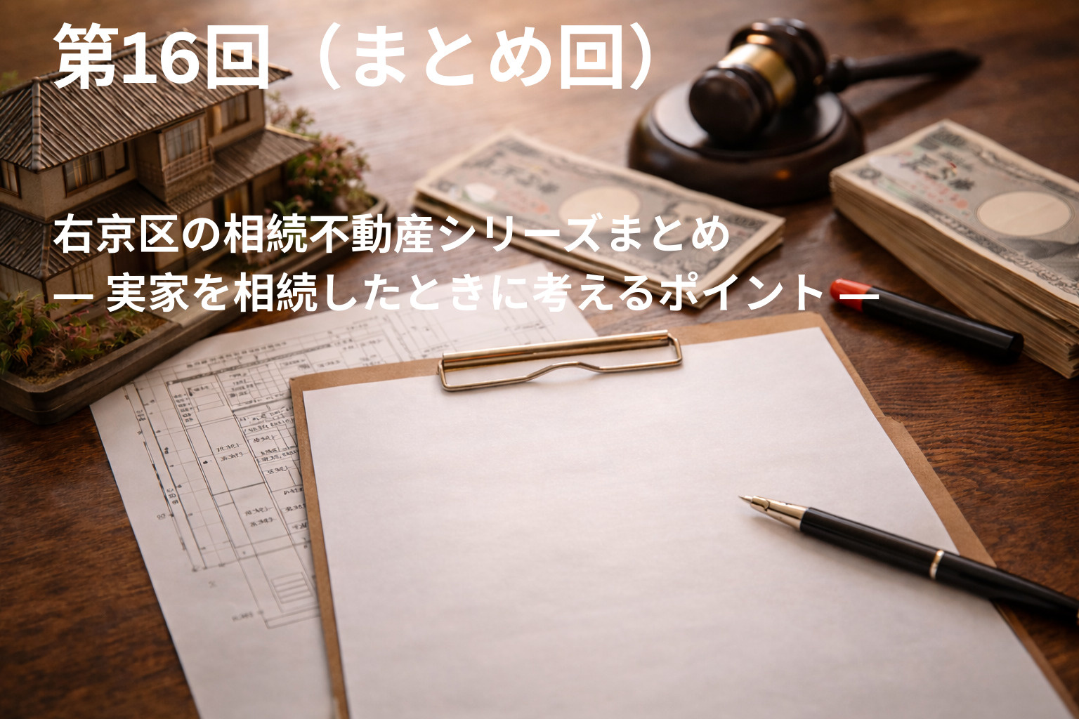 右京区の相続不動産シリーズまとめ― 実家を相続したときに考え...の画像