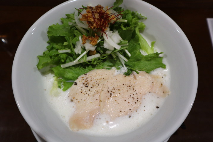 松山市千舟町にある夜営業として再開した鶏白湯ラーメンのお店「...の画像