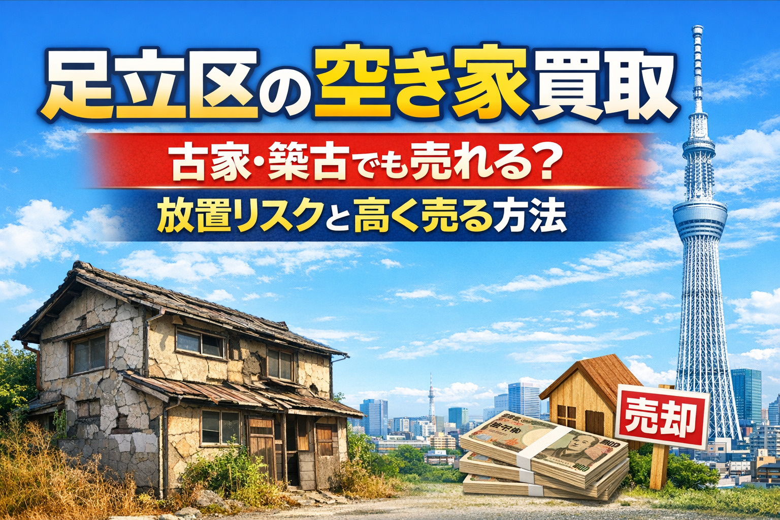【2026年最新版】足立区の空き家買取｜古家・築古でも売れる...の画像