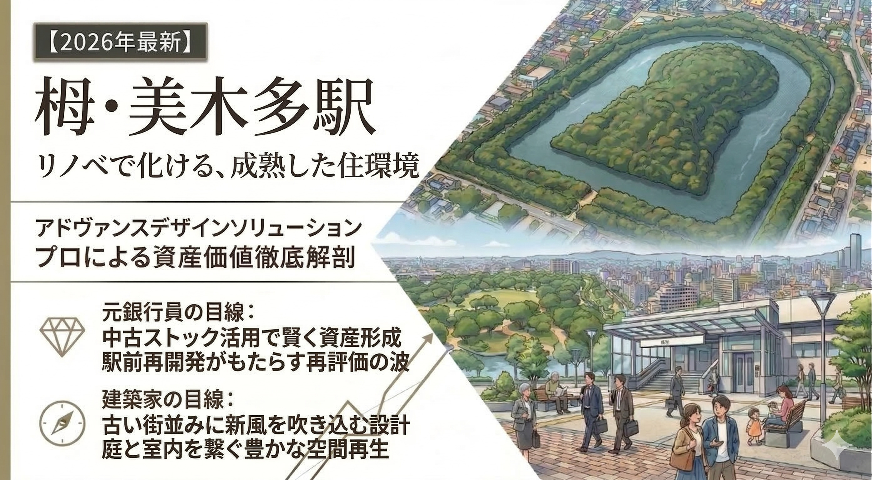 【栂・美木多駅編】リノベで化ける住環境。成熟した街並みを「次...の画像