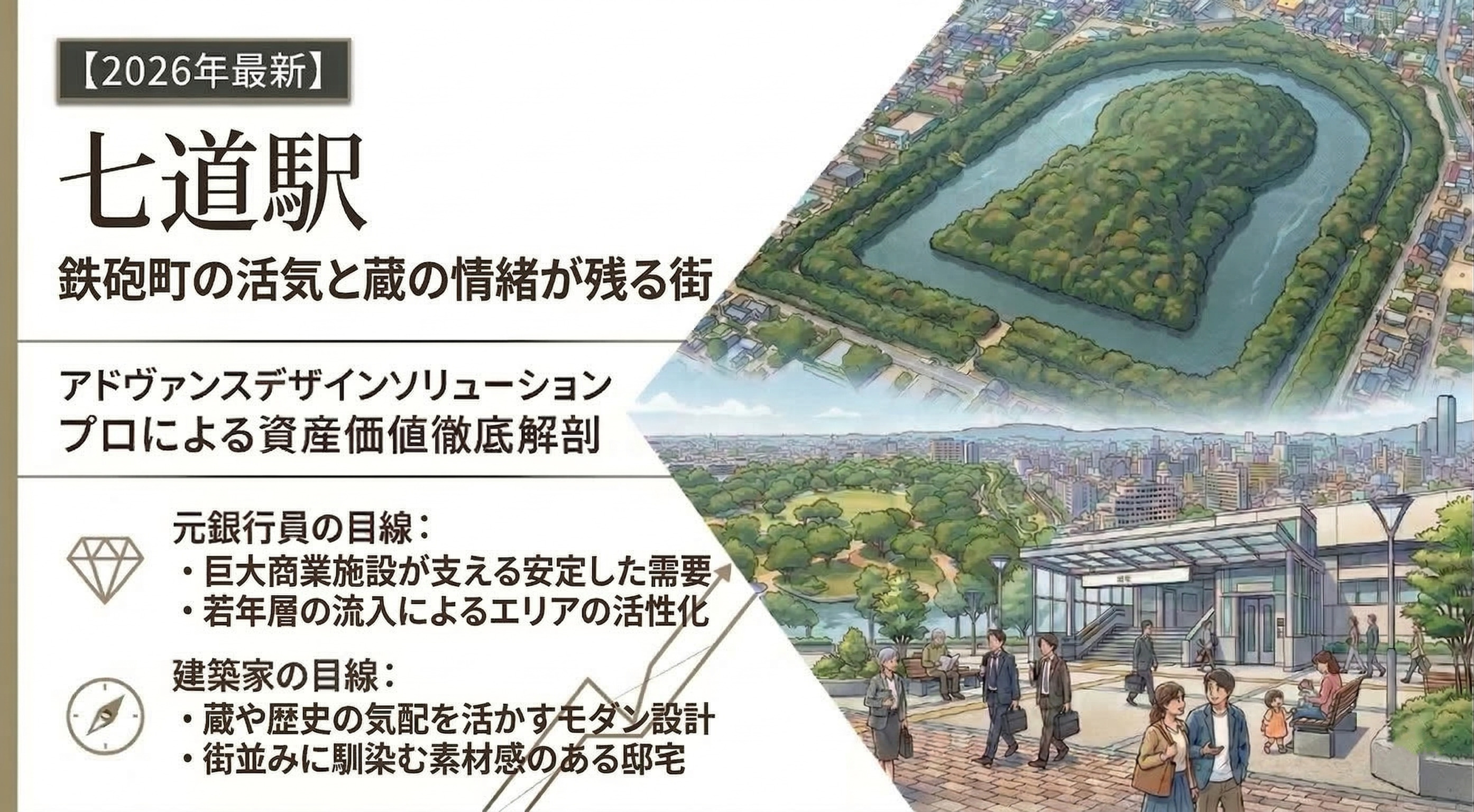 【七道駅編】イオンモール×歴史的景観。若い世代が熱視線を送る...の画像