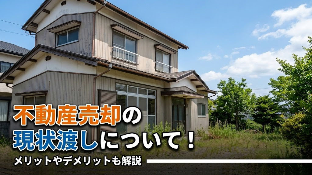 不動産売却の現状渡しについて！メリットやデメリットも解説の画像