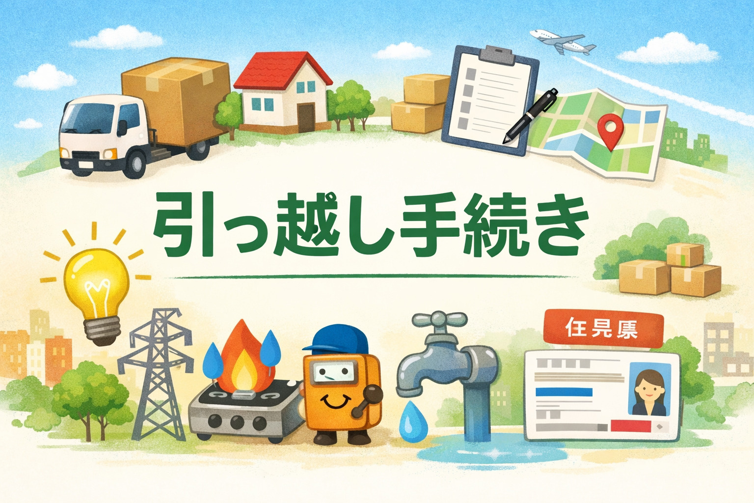 町田・相模大野の引っ越し手続きまとめ｜電気・ガス・水道・住所...の画像