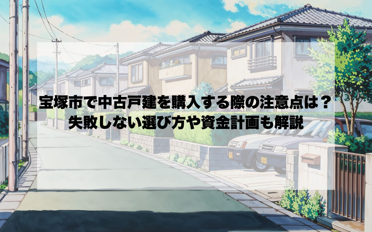 宝塚市で中古戸建を購入する際の注意点は？失敗しない選び方や資...の画像