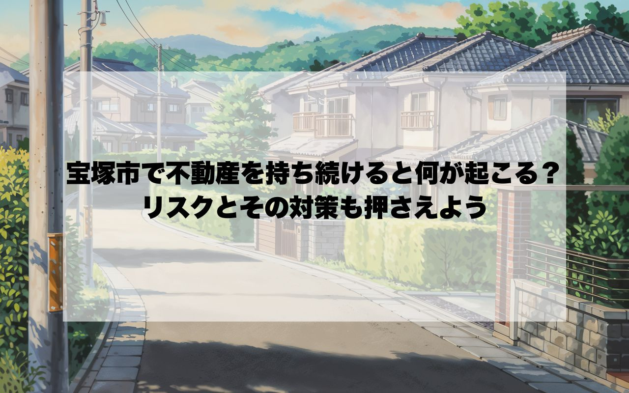 宝塚市で不動産を持ち続けると何が起こる？リスクとその対策も押...の画像